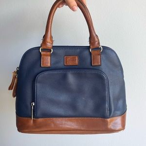Navy Roots 73 Rounded Bag